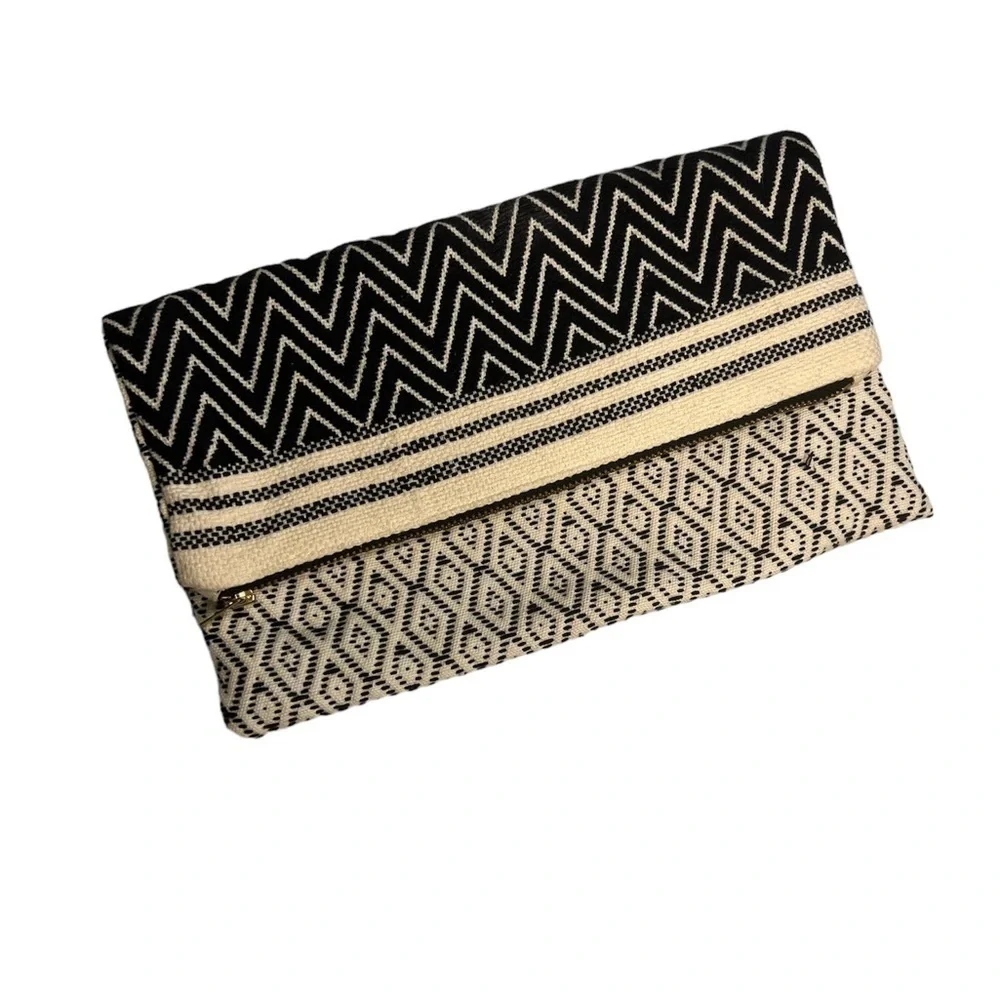 Tribe Alive Foldover Clutch Atitlan Brocade - NWOT